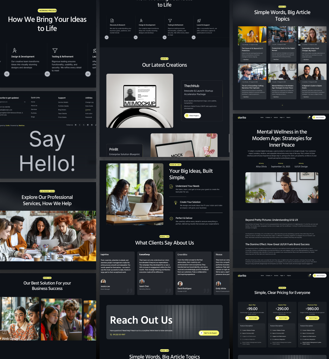 Dorito – Portfolio & Agency Website Template